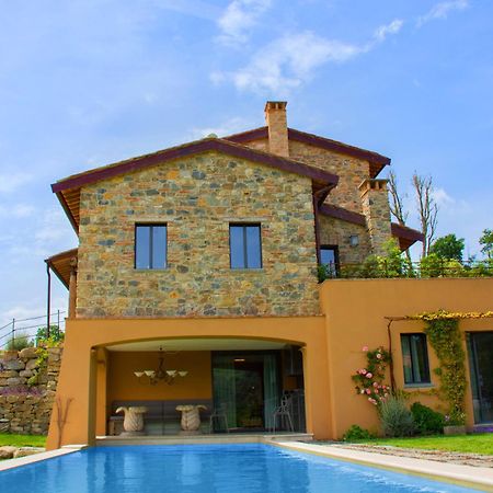 Villa Privata Con Piscina A Riparbella Castellina Marittima Bagian luar foto