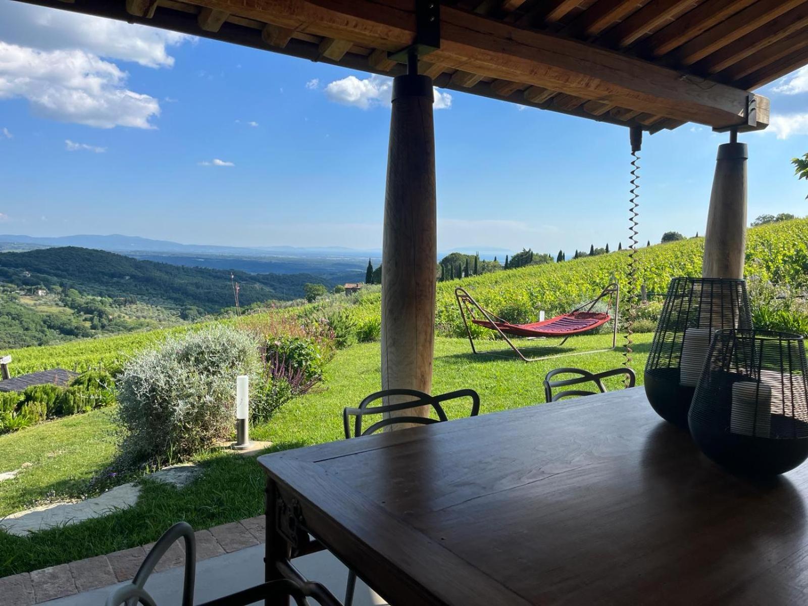 Villa Privata Con Piscina A Riparbella Castellina Marittima Bagian luar foto